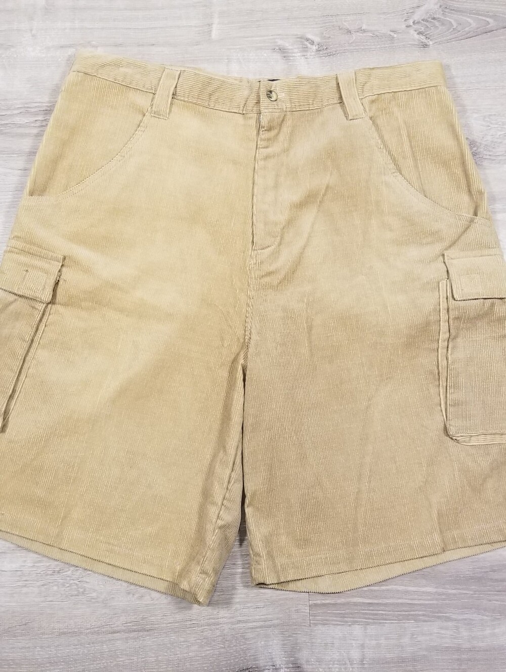 RARE Vtg Sierra Pacific Wide Baggy Corduroy Shorts Mens Size 38 90s Surf Skate